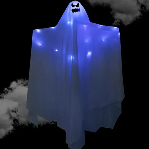 Halloween Light Up Hanging Ghost 47in 3 Halloween Light Up Hanging Ghost 47in - Image 3