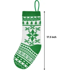 4 Pack Knit Christmas Stockings 18in -Holiday Discount Store 4Pcs Christmas Stockings 18in 3