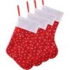 4Pcs Felt Christmas Stockings 15in