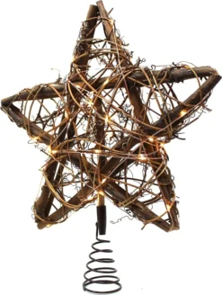 50 LED Rattan Star Christmas Tree Topper -Holiday Discount Store 50 LED Rattan Star Tree Topper 5 result 600x796 1