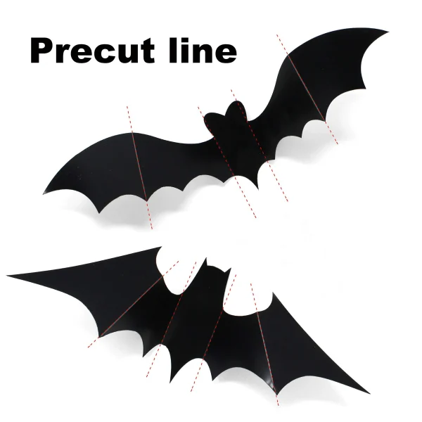 60pcs Halloween Bat Wall Decorations 4 60pcs Halloween Bat Wall Decorations - Image 4