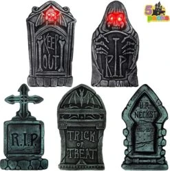 5pcs Halloween Tombstone Decorations 8 5pcs Halloween Tombstone Decorations -Holiday Discount Store 6 3d6be283 37ad 496f a21e 42cc04b5c751 600x603 1