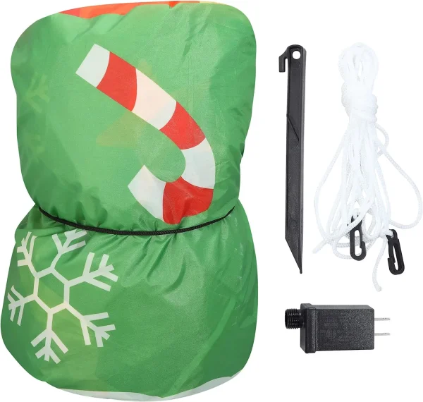 6ft Inflatable Rainbow Ribbon Christmas Tree Decoration 5 6ft Inflatable Rainbow Ribbon Christmas Tree Decoration - Image 5