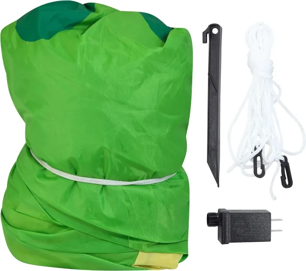 6ft Tall LED Christmas Inflatable Dinosaur 6 6ft Tall LED Christmas Inflatable Dinosaur - Image 6