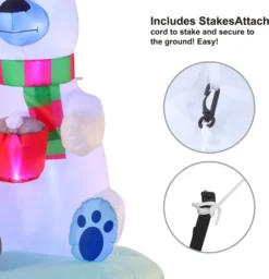 6ft Long Inflatable Hot Cocoa And S'Mores 10 6ft Long Inflatable Hot Cocoa And S'Mores -Holiday Discount Store 6ft Long Inflatable Hot Cocoa and SMores 5 result 600x621 1