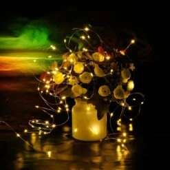 200 LED Warm White Led USB Operated Fairy Lights 66ft -Holiday Discount Store 71DB4Q39CsL. AC SL1500 600x600 1