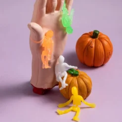 72pcs Halloween Stretchy Skeleton Toy