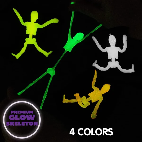 72pcs Halloween Stretchy Skeleton Toy 4 72pcs Halloween Stretchy Skeleton Toy - Image 4