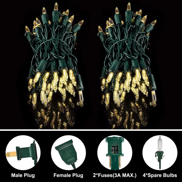 300 LED Warm White Led String Lights 26.25ft 5 300 LED Warm White Led String Lights 26.25ft - Image 5