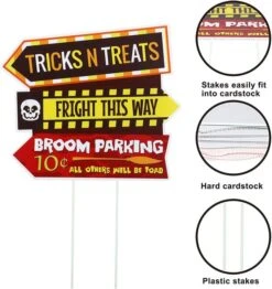 9pcs Halloween Outdoor Corrugate Yard Stake Signs 11 9pcs Halloween Outdoor Corrugate Yard Stake Signs -Holiday Discount Store 81m0IZVAY3L. AC SL1500 600x636 1