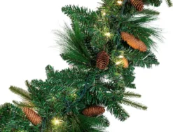 50 Lights Carolina Pine Artificial Garland 9ft -Holiday Discount Store 9 ft Carolina Pine Artificial Garland with 50 Lights amp Decorations 4 result 600x457 1