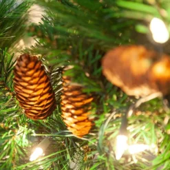 50 Lights Carolina Pine Artificial Garland 9ft -Holiday Discount Store 9 ft Carolina Pine Artificial Garland with 50 Lights amp Decorations 5 result 600x600 1