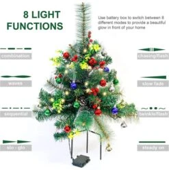 2pcs Christmas Tree Pathway Lights Set 24.5in -Holiday Discount Store 91XcnVKmwWL. AC SL1500 1 600x606 1