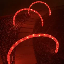 3pcs Candy Cane Arch Pathway Markers Lights 19.9in -Holiday Discount Store Candy Cane Arch Pathway Markers Lights 4 600x600 1