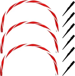 3pcs Candy Cane Arch Pathway Markers Lights 19.9in -Holiday Discount Store Candy Cane Arch Pathway Markers Lights 6 600x612 1