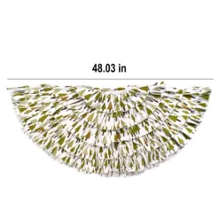 Ruffle Trim Burlap Christmas Tree Skirt 48in 9 Ruffle Trim Burlap Christmas Tree Skirt 48in -Holiday Discount Store Christmas Burlap Ruffle Trim Tree Skirt 5 result 600x600 1