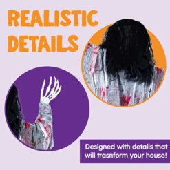 Climbing Zombie Halloween Decoration 47in -Holiday Discount Store Climbing Zombie Halloween decoration 47in 4 600x600 1