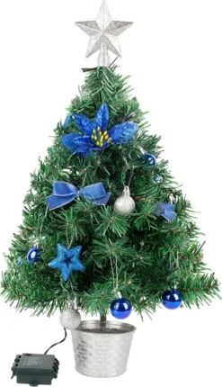 DIY Blue Small Tabletop Christmas Tree With LED Lights 24 In 10 DIY Blue Small Tabletop Christmas Tree With LED Lights 24 In -Holiday Discount Store DIY Tabletop Mini Christmas Tree Blue 24in 6 result 600x1044 1