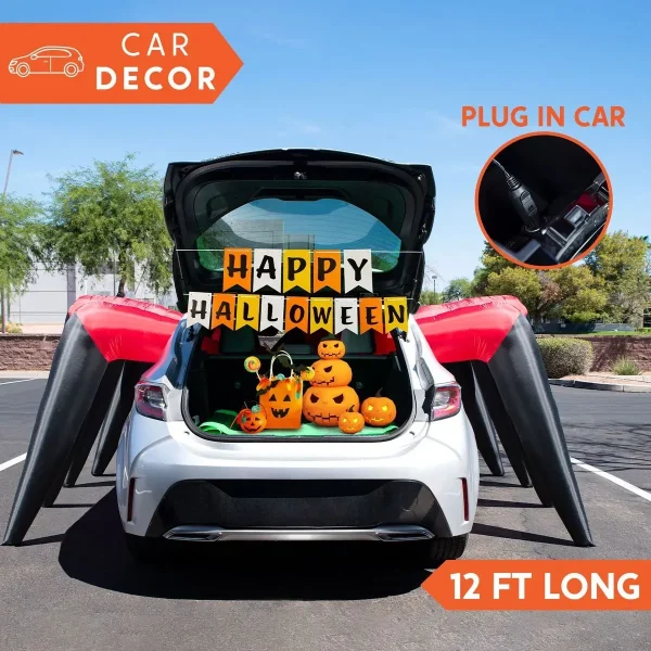 9.5ft Spider Legs Trunk Or Treat Halloween Inflatable 2 9.5ft Spider Legs Trunk Or Treat Halloween Inflatable - Image 2