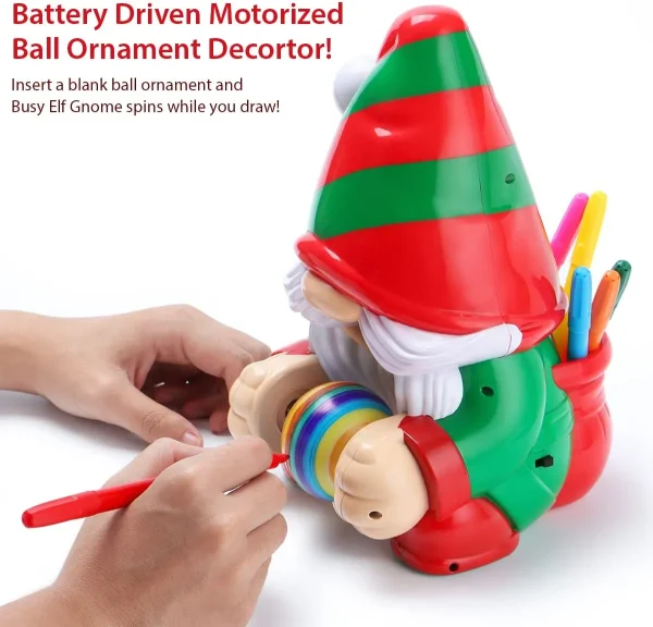 Elf Gnome DIY Christmas Ball Ornaments Arts And Crafts Set 3 Elf Gnome DIY Christmas Ball Ornaments Arts And Crafts Set - Image 3