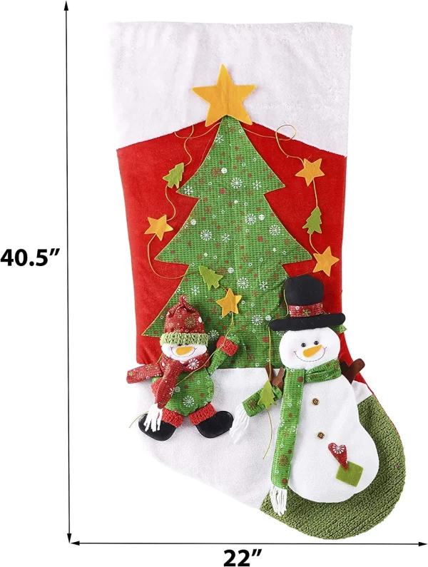 Giant Christmas Stockings 40.5in 2 Giant Christmas Stockings 40.5in - Image 2