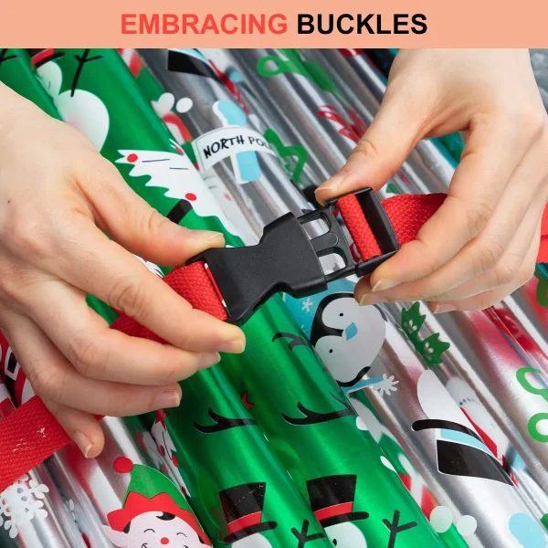 Green Christmas Gift Wrap Storage Box 40in 6 Green Christmas Gift Wrap Storage Box 40in - Image 6