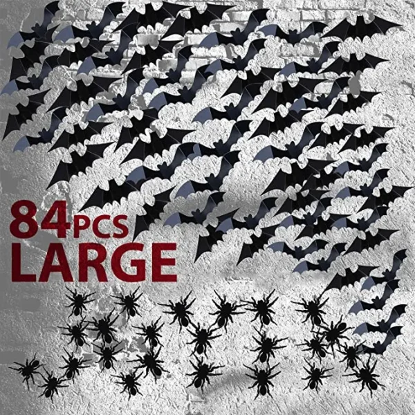 84pcs Halloween Wall Decal Stickers Decoration 2 84pcs Halloween Wall Decal Stickers Decoration - Image 2