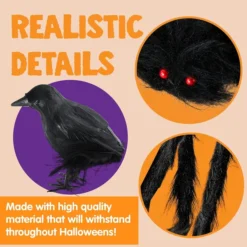 Halloween Decorating Set With Bat Stickers, Spider & Crows -Holiday Discount Store Halloween Decorating Set with Bat Stickers Spider Crows 4 result 600x600 1