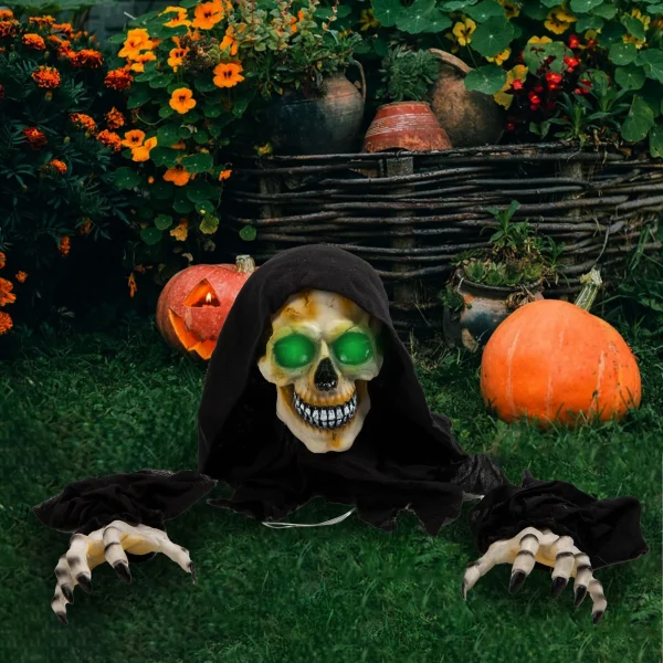 Halloween Grim Reaper Groundbreaker Decoration 1 Halloween Grim Reaper Groundbreaker Decoration