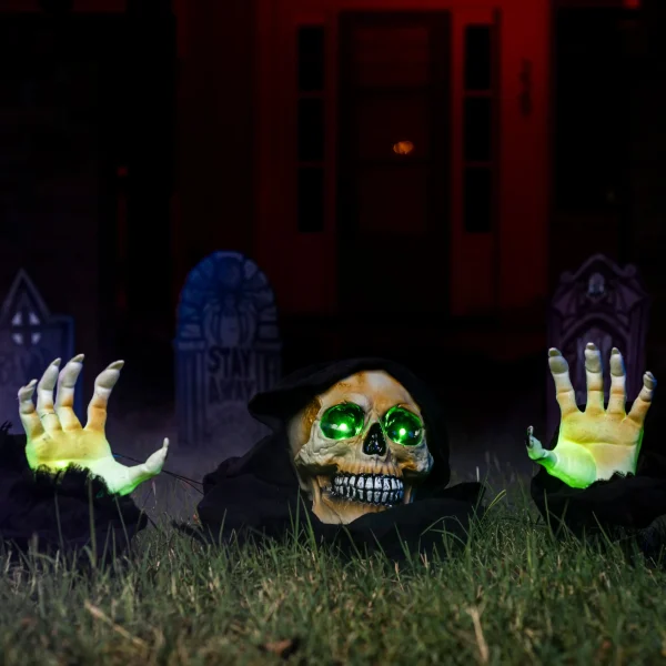 Halloween Grim Reaper Groundbreaker Decoration 2 Halloween Grim Reaper Groundbreaker Decoration - Image 2