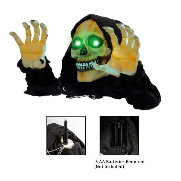 Halloween Grim Reaper Groundbreaker Decoration 3 Halloween Grim Reaper Groundbreaker Decoration - Image 3