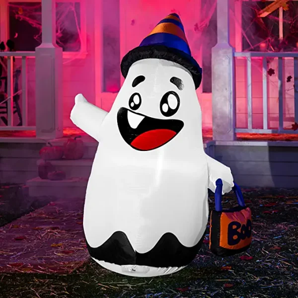 5ft Inflatable LED Halloween Wicked Ghost Decoration 1 5ft Inflatable LED Halloween Wicked Ghost Decoration