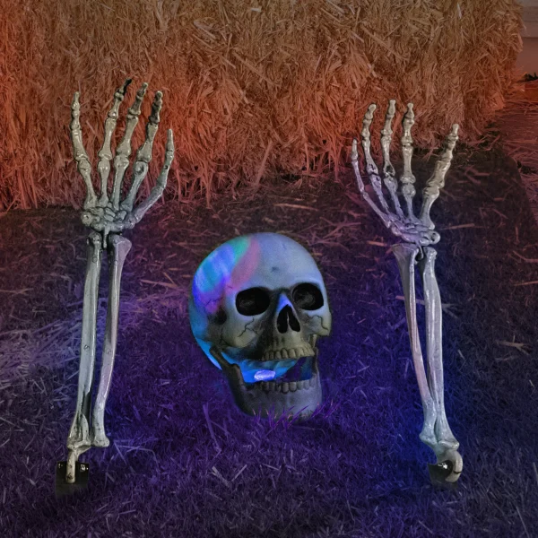 Halloween Skeleton Ground Breakers Decorations 4 Halloween Skeleton Ground Breakers Decorations - Image 4