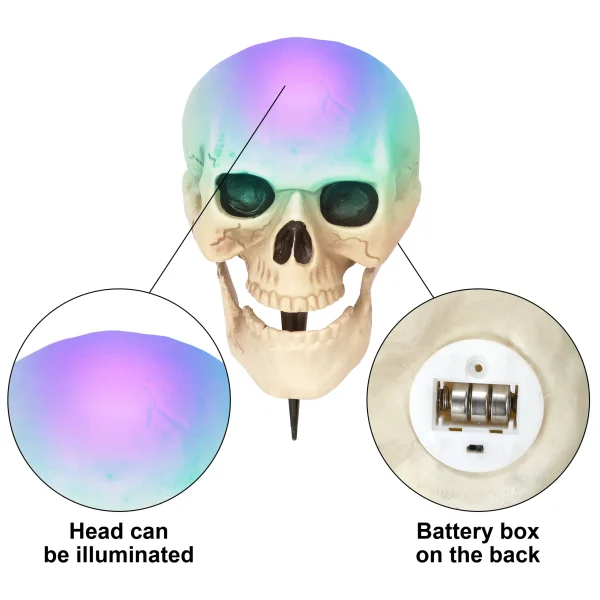 Halloween Skeleton Ground Breakers Decorations 6 Halloween Skeleton Ground Breakers Decorations - Image 6