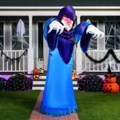 8ft Jumbo Spooky Warlock Inflatable -Holiday Discount Store Halloween Spooky Warlock Inflatable 8ft 2 600x600 1