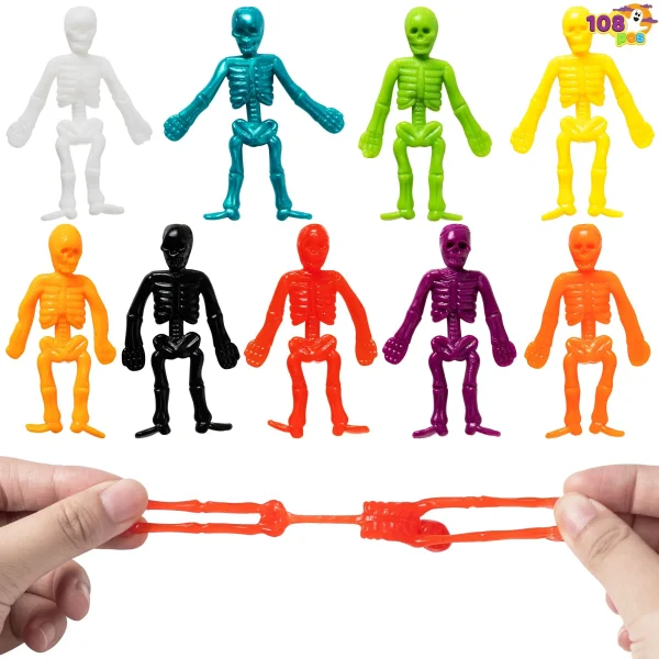 Halloween Stretchy Skeletons 108 Pcs 2 Halloween Stretchy Skeletons 108 Pcs - Image 2