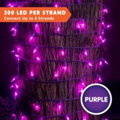 200-Count LED Purple Halloween String Lights 65.2ft -Holiday Discount Store Halloween String Lights 75.7ft 3 result 600x600 1