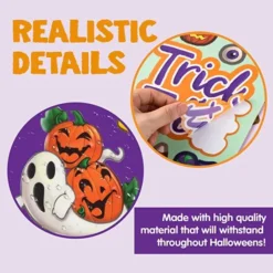 Halloween Sticker Window Decorations 8 Halloween Sticker Window Decorations -Holiday Discount Store Halloween Window Clings Trick or Treats 7 600x600 1