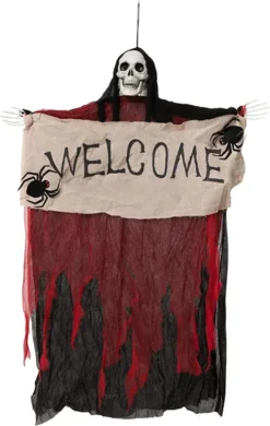 3Pcs Hanging Decors With "Welcome" Banners 45in -Holiday Discount Store Hanging Decors with Welcome Banners 6 600x947 1