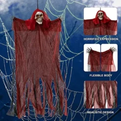4Pcs Hanging Grim Reapers 26in -Holiday Discount Store Hanging Grim Reapers 4 600x600 1