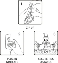 8ft Halloween LED Skeleton Dinosaur Decoration -Holiday Discount Store Jumbo Halloween Skeleton Dinosaur Inflatable 8 ft 4 result 600x648 1