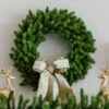 King Of Christmas 36″ King Fraser Fir Wreath With 150 LED Lights (Plug Operated)