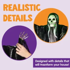 3pcs Skeleton Hanging Ghost Halloween Decoration 9 3pcs Skeleton Hanging Ghost Halloween Decoration -Holiday Discount Store Pack Of 3 Hanging Halloween Skeleton Grim Reapers 3 result 600x600 1