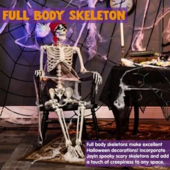 Posable Skeleton Halloween Decoration 5ft -Holiday Discount Store Posable Skeleton Halloween Decoration 5ft 3 result 600x600 1