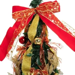 6ft Push Bubble Up Christmas Tree With Lights And Decorations -Holiday Discount Store Pull Up Christmas Tree with Accessories 6ft 2 600x600 1