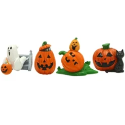 Pumpkin Miniature Figurine Decorations, 5 Pcs -Holiday Discount Store Pumpkin Miniature Figurine Decorations 5 Pcs 3 result 600x600 1