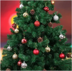 36pcs Collectible Christmas Ornaments Set -Holiday Discount Store Red Gold amp Silver 2.5 Ball Ornaments 36 pack 4 result 600x595 1