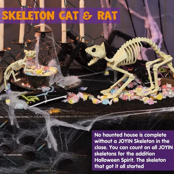 Skeleton Cat & Rat Set 3 Skeleton Cat & Rat Set - Image 3