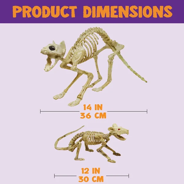 Skeleton Cat & Rat Set 6 Skeleton Cat & Rat Set - Image 6