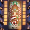 Gingerbread House Door Cover 72in X 30in